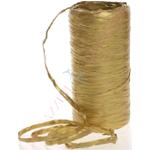 NASTRO RAFIA "6802 RAFIL" ORO METALLIZZATO mm. 5x200 mt.
